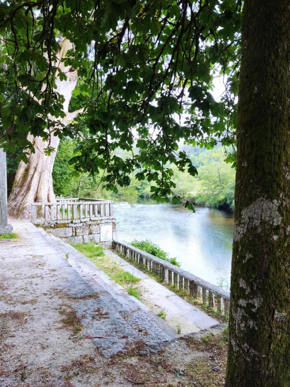 Grupo Arcanos Pension Atenea & Via Romana Caldas De Reis Luaran gambar